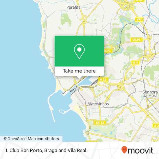 L Club Bar map