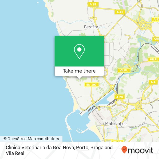 Clínica Veterinária da Boa Nova map