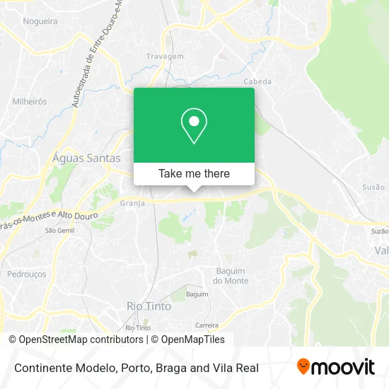 Continente Modelo map