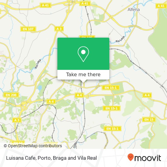 Luisana Cafe map