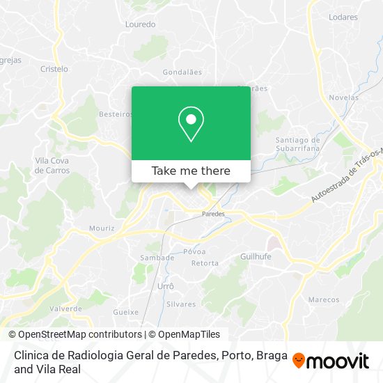 Clinica de Radiologia Geral de Paredes map