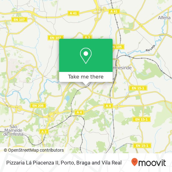 Pizzaria Lá Piacenza II map