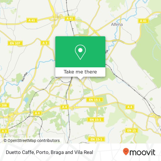 Duetto Caffe map