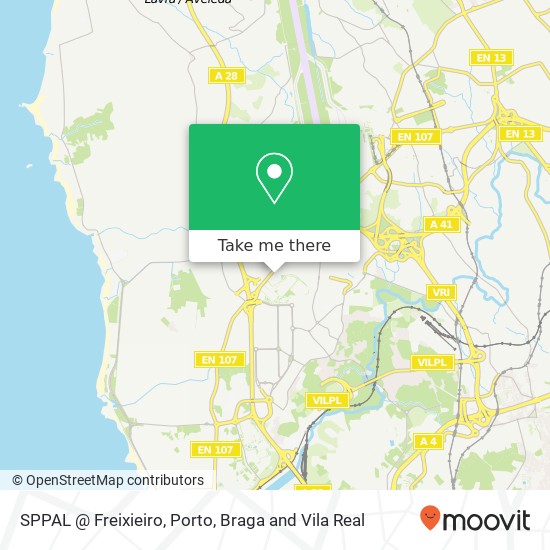 SPPAL @ Freixieiro map