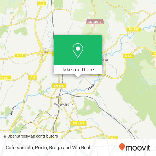 Café sanzala map