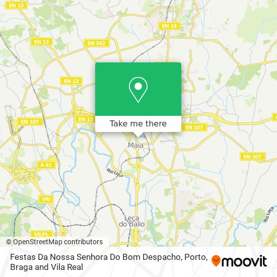 Festas Da Nossa Senhora Do Bom Despacho map