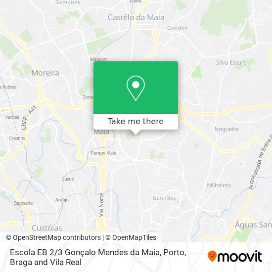 Escola EB 2 / 3 Gonçalo Mendes da Maia map