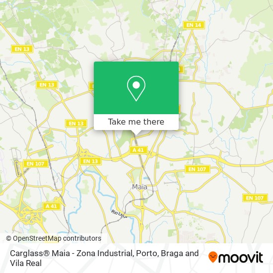 Carglass® Maia - Zona Industrial map