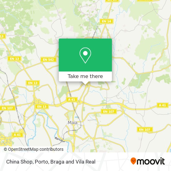 China Shop map