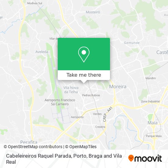 Cabeleireiros Raquel Parada map