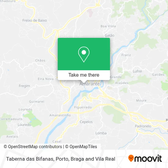 Taberna das Bifanas map