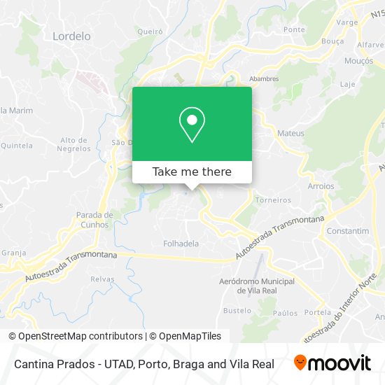 Cantina Prados - UTAD map