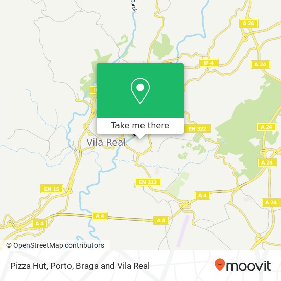 Pizza Hut map