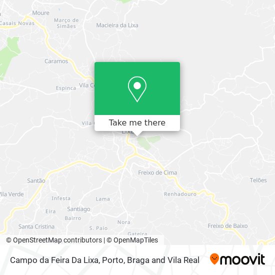 Campo da Feira Da Lixa map