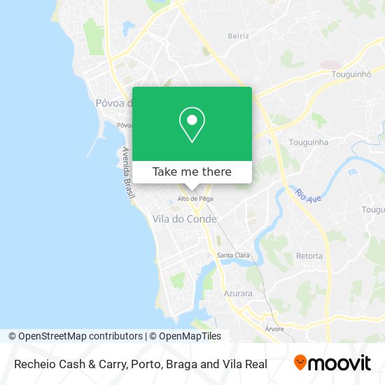 Recheio Cash & Carry map