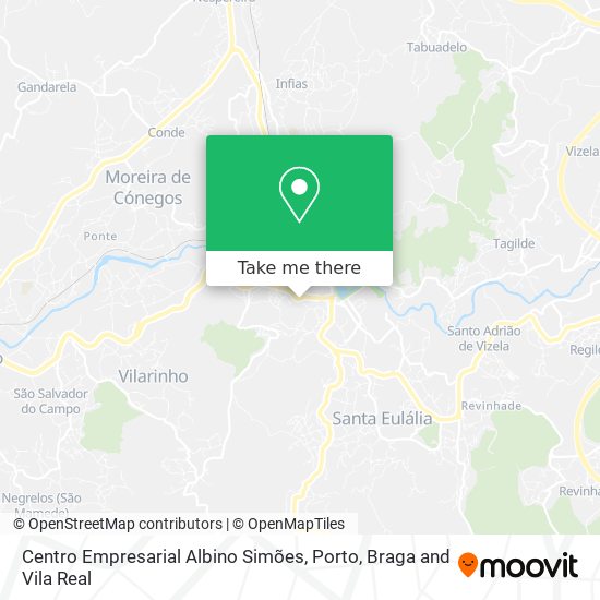 Centro Empresarial Albino Simões mapa