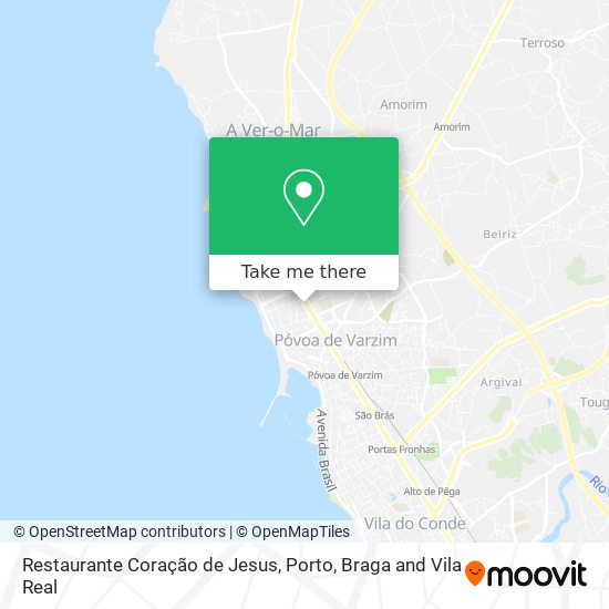 Restaurante Coração de Jesus mapa