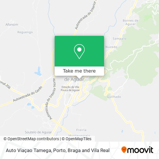 Auto Viaçao Tamega map