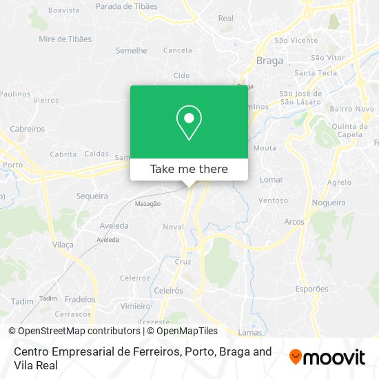 Centro Empresarial de Ferreiros map