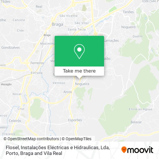 Flosel, Instalações Eléctricas e Hidraulicas, Lda mapa