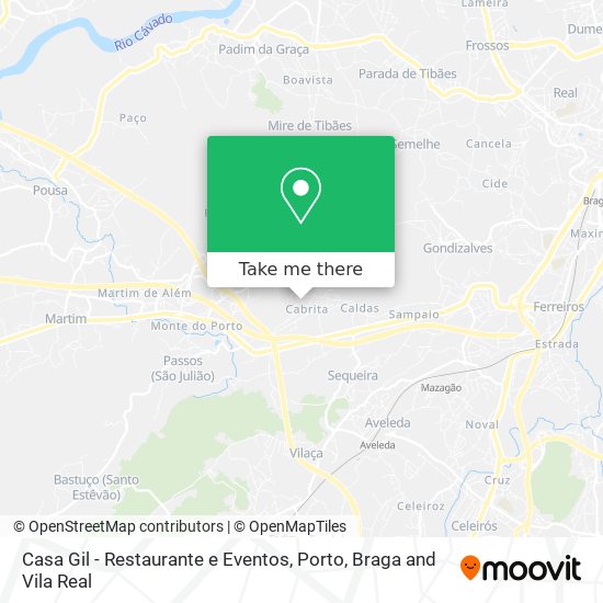 Casa Gil - Restaurante e Eventos mapa