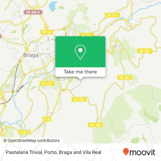 Pastelaria Trivial map