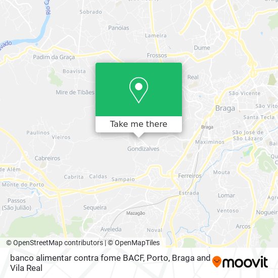 banco alimentar contra fome BACF map