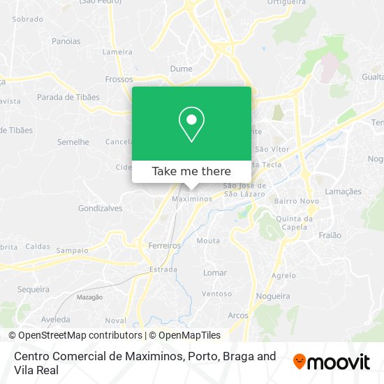 Centro Comercial de Maximinos map
