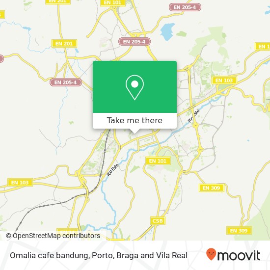 Omalia cafe bandung map