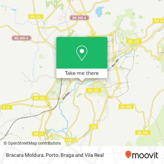 Bracara Moldura map