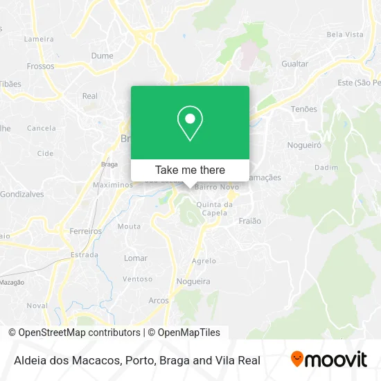 Aldeia dos Macacos map