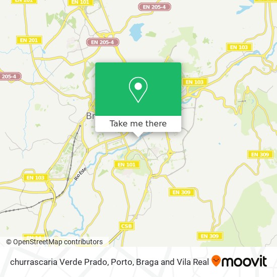 churrascaria Verde Prado map