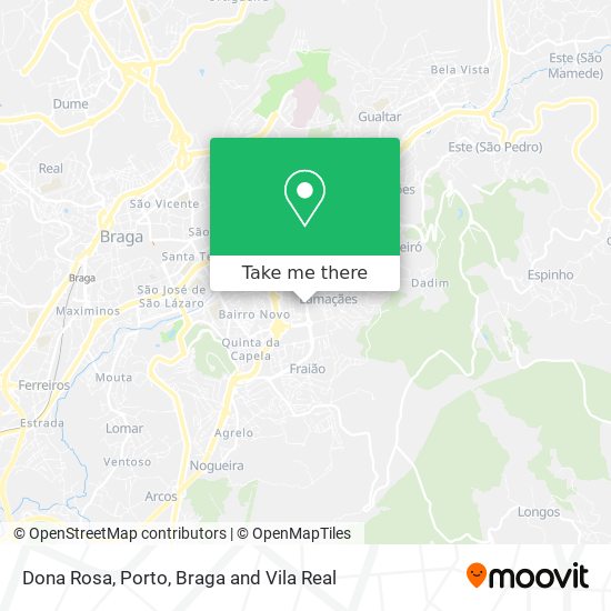 Dona Rosa map