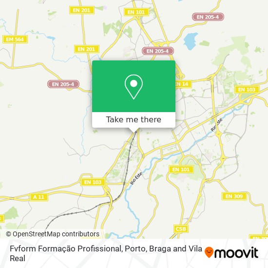 Fvform Formação Profissional mapa