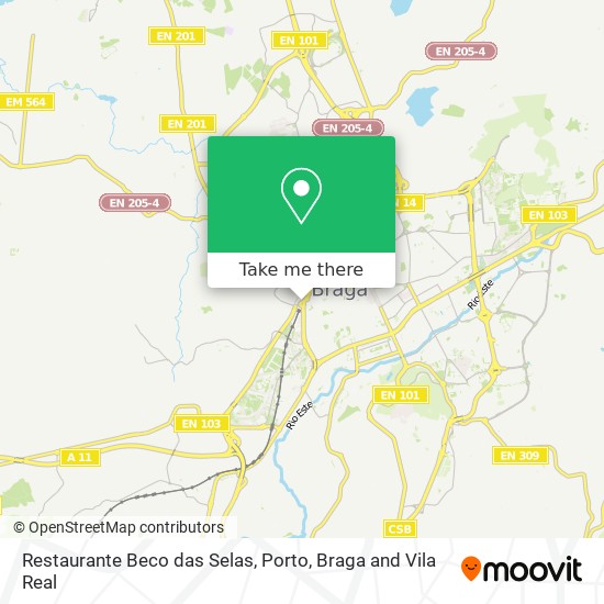 Restaurante Beco das Selas map