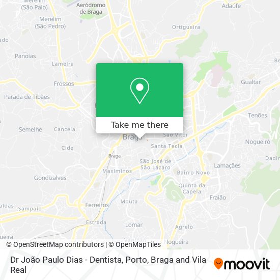 Dr João Paulo Dias - Dentista map