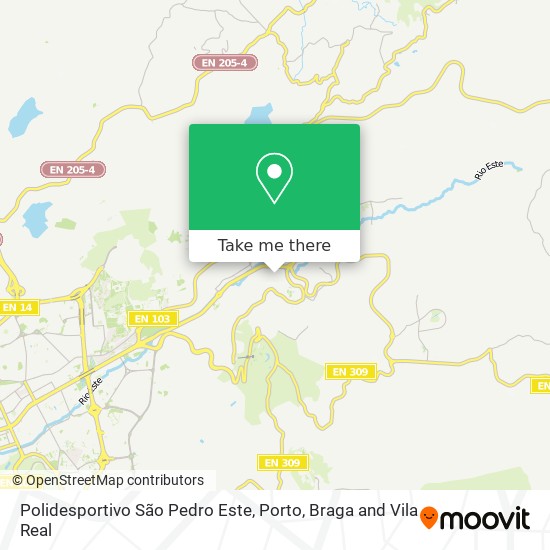 Polidesportivo São Pedro Este map