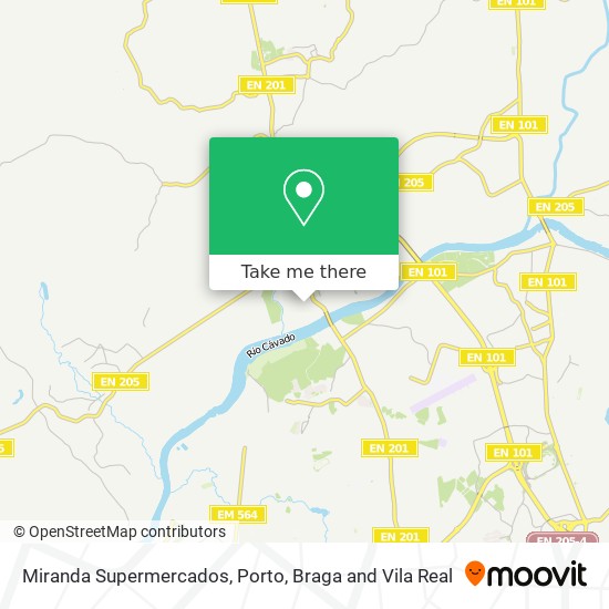Miranda Supermercados map
