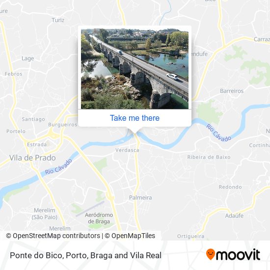 Ponte do Bico map