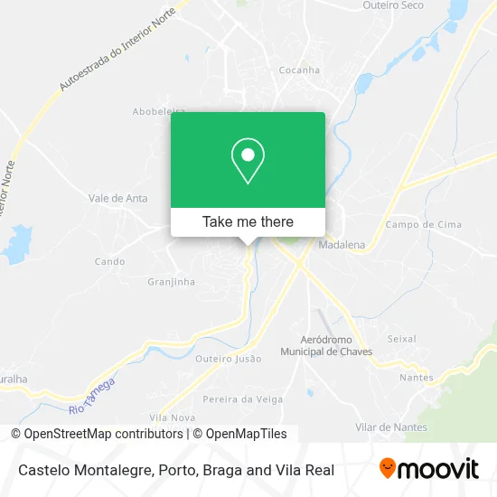 Castelo Montalegre map