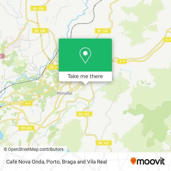 Café Nova Onda map