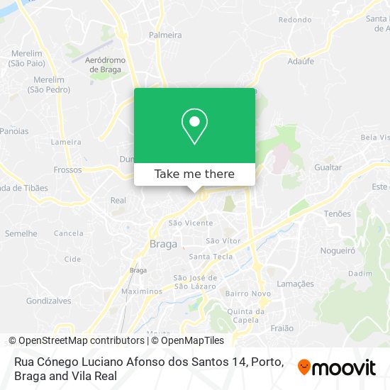 Rua Cónego Luciano Afonso dos Santos 14 map