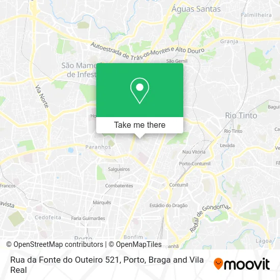 Rua da Fonte do Outeiro 521 map