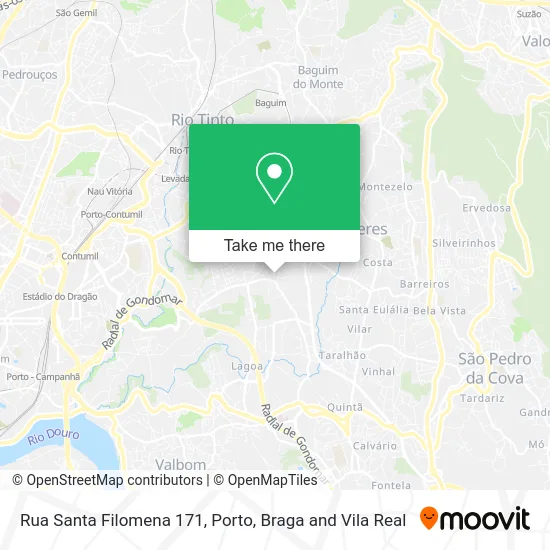 Rua Santa Filomena 171 map