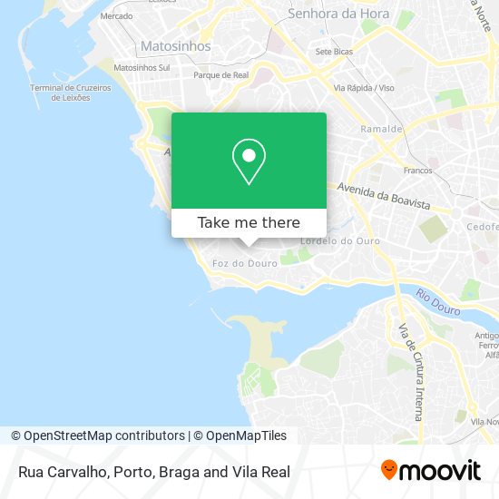 Rua Carvalho map