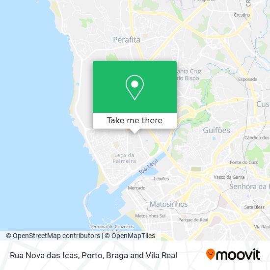 Rua Nova das Icas map