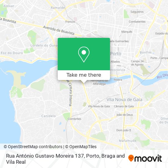 Rua António Gustavo Moreira 137 map