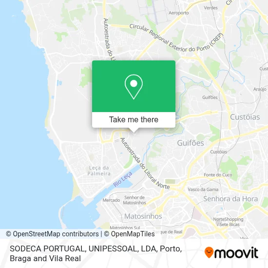 SODECA PORTUGAL, UNIPESSOAL, LDA map