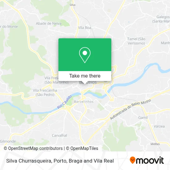 Silva Churrasqueira map