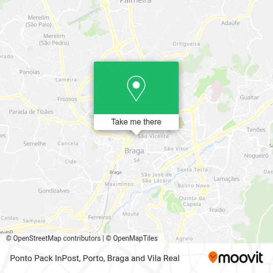 Ponto Pack InPost map
